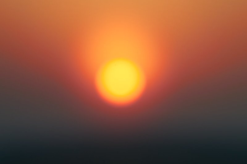 Блик солнца