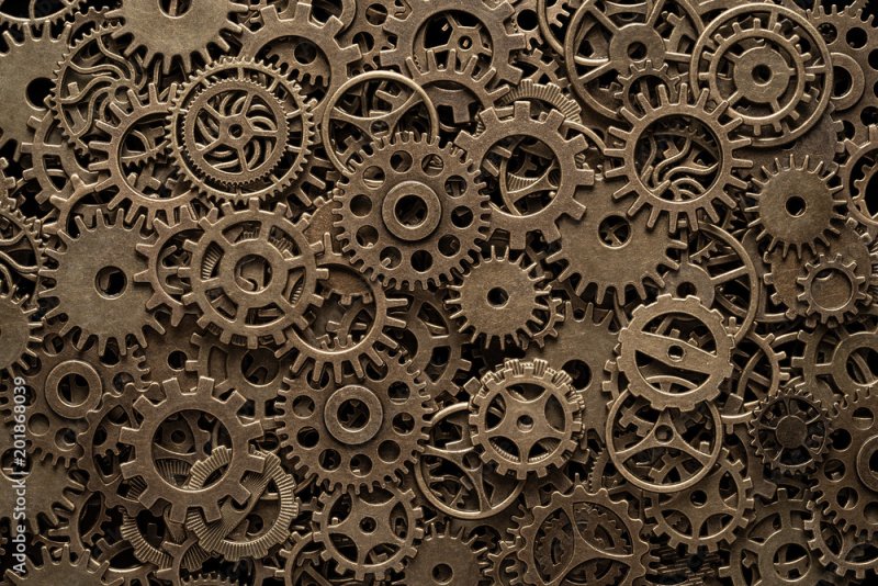 Шестеренки стимпанк