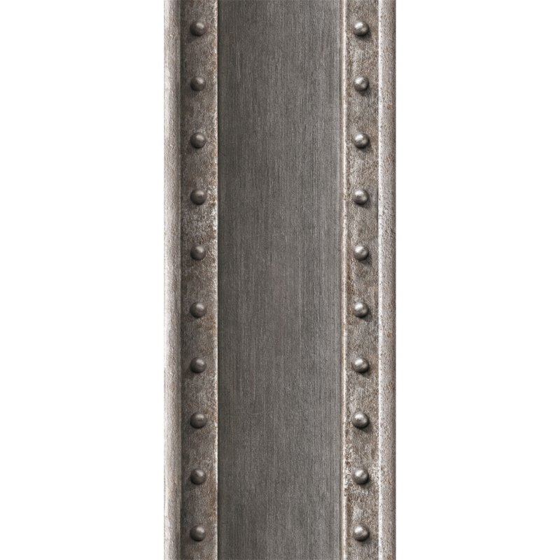 Металл с заклепками