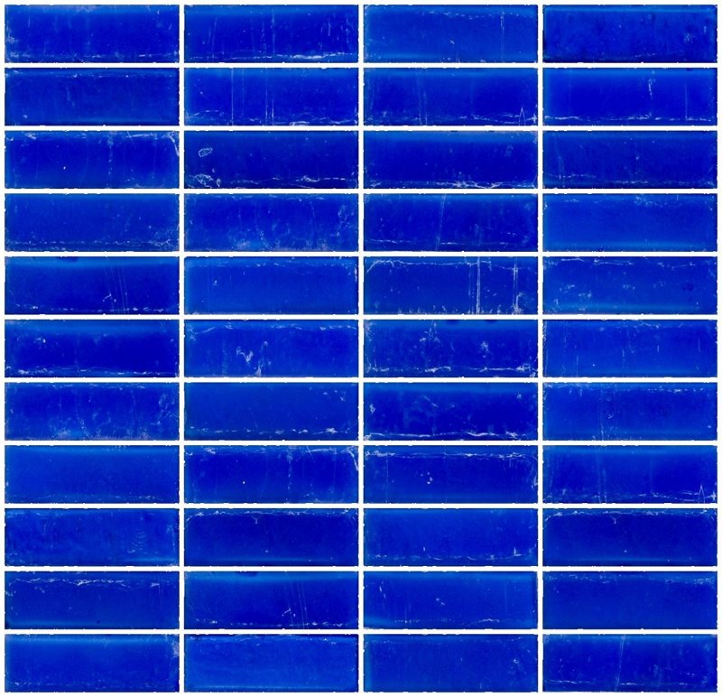 Мозаика голубая