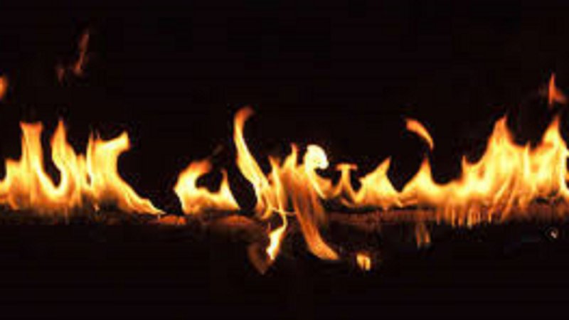 Огонь в камине