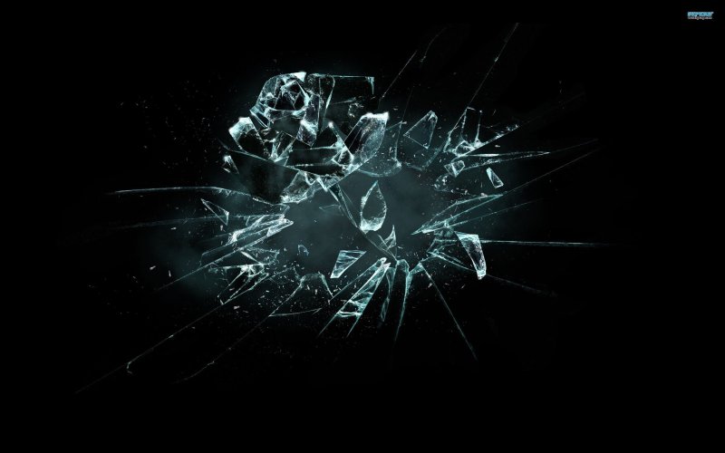 Разбитое стекло текстура