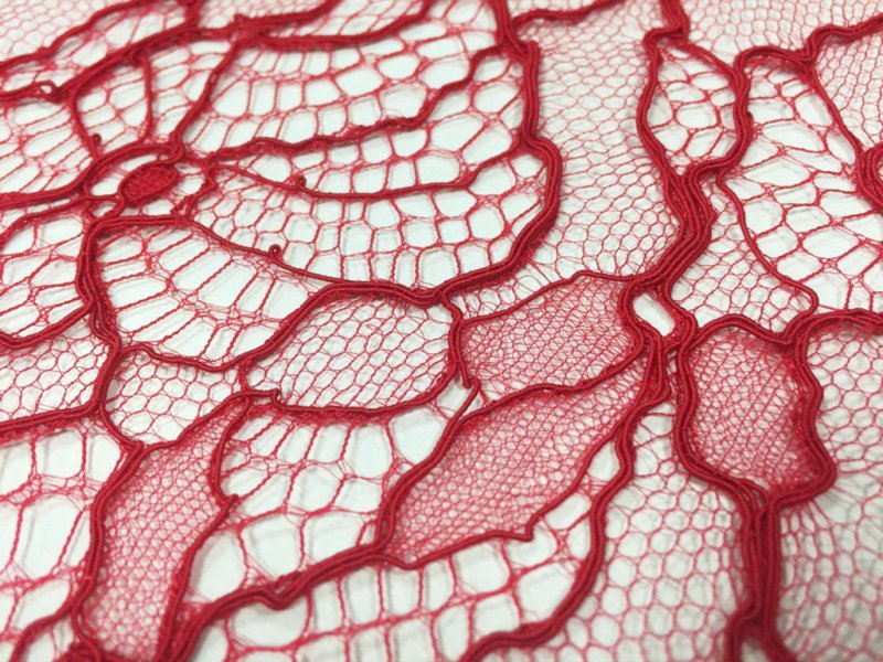 Кружево "красное"