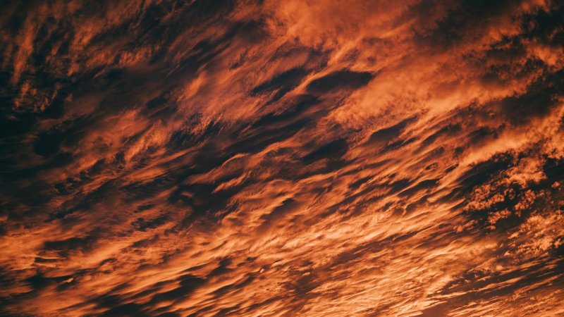 Оранжевый пейзаж