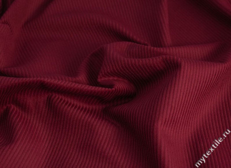 Бордовый вельвет