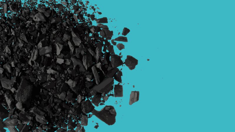 Уголь фон