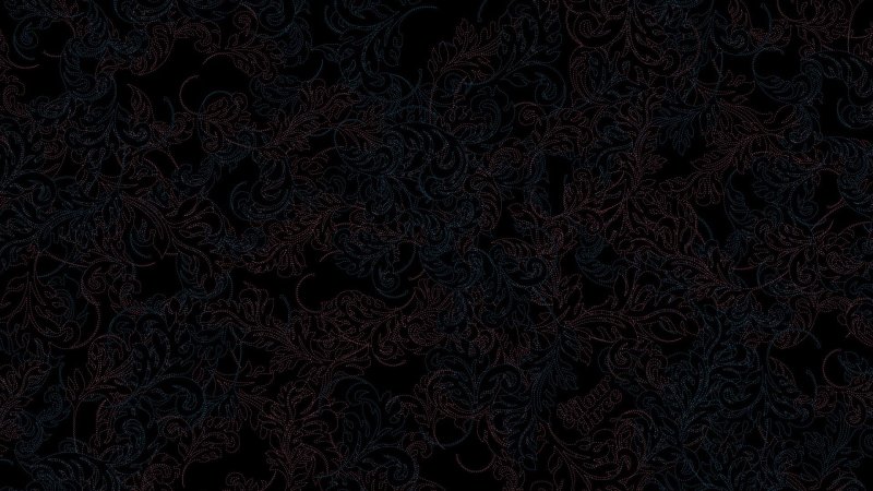 Черный фон с узорами