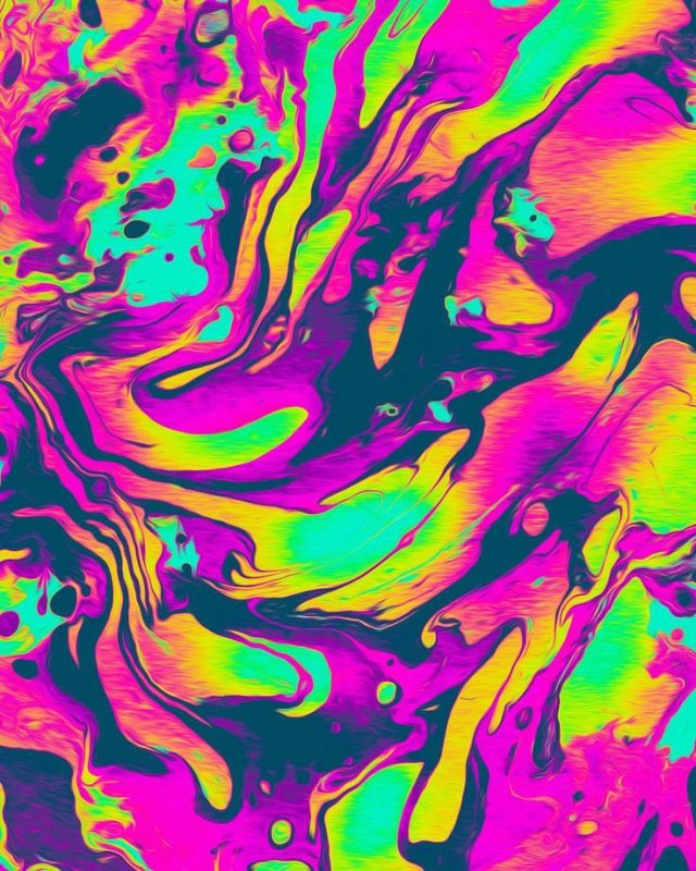 Цветные разводы