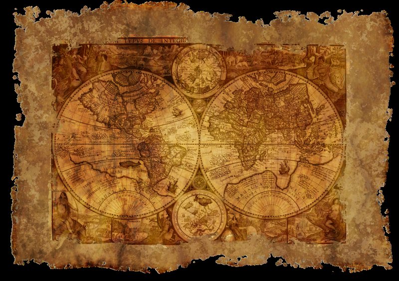 Старинные географические карты