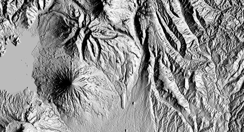 Displacement Map Terrain горы