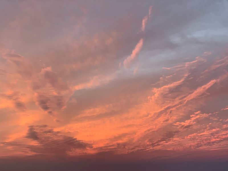 Закатное небо для фотошопа