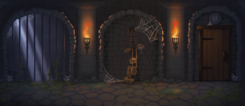 Dungeon игра 2д