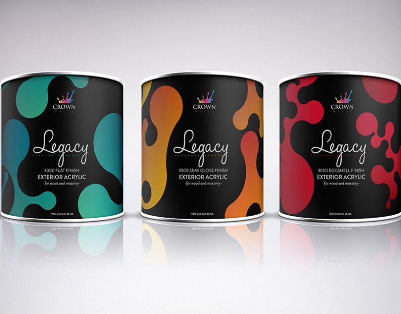 Необычная упаковка для красок