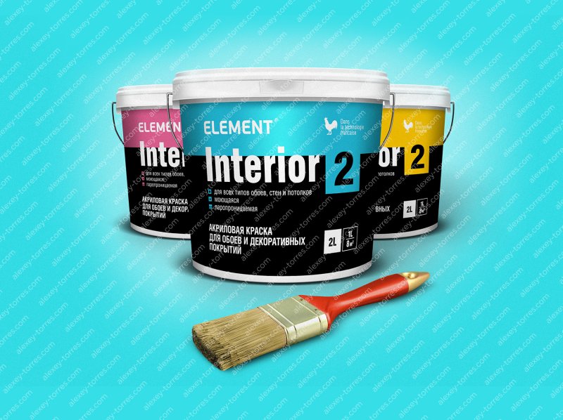 Этикетка краски