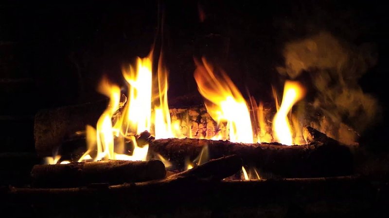 Огонь в камине