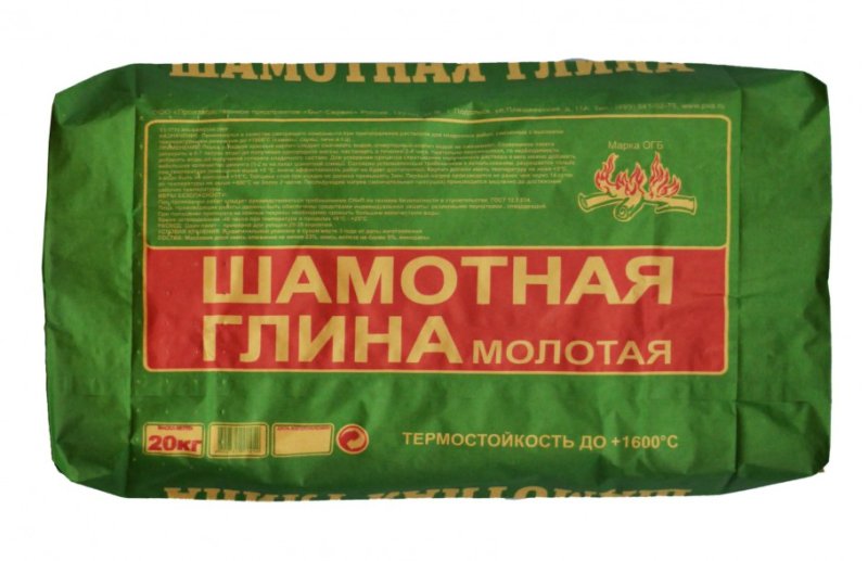 Глина шамотная 20 кг