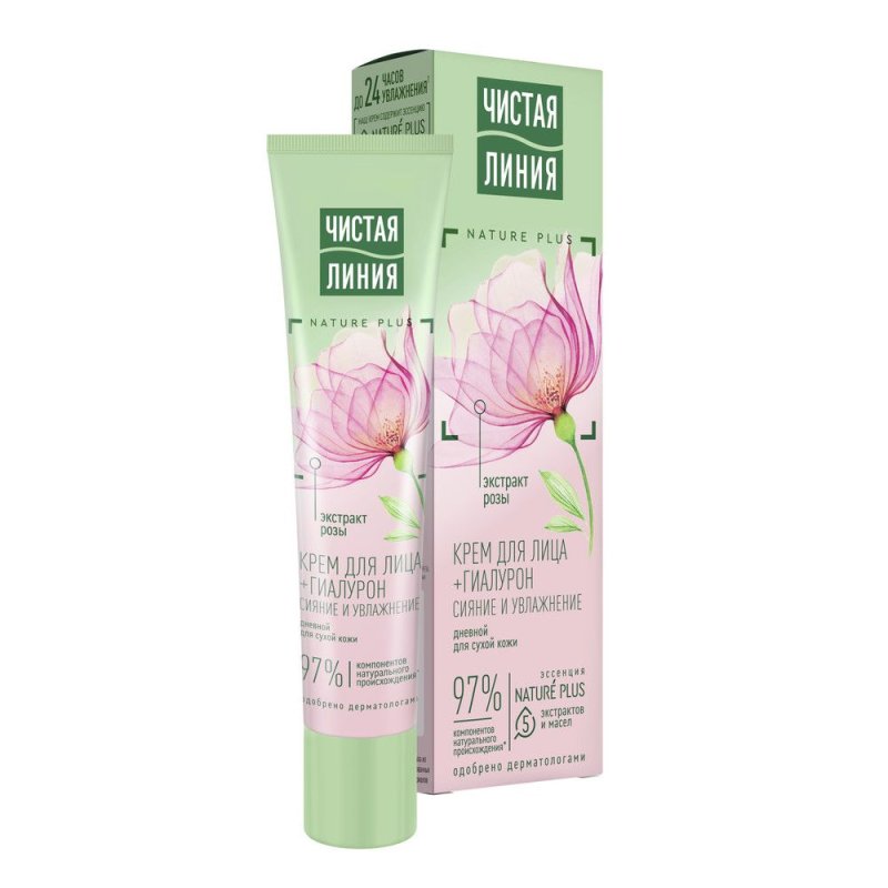 Чистая линия гель-крем для лица для всех типов кожи 40 мл