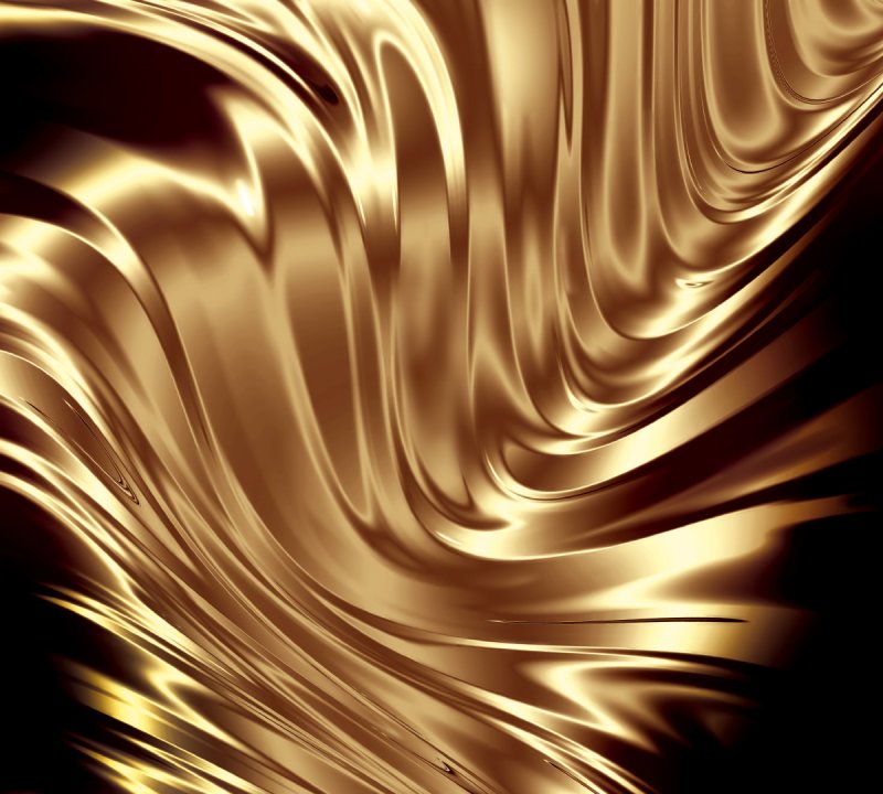 Абстракция коричневая с золотом