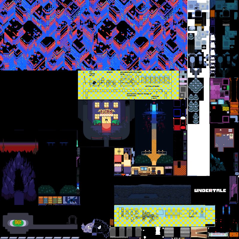 Спрайты андертейл