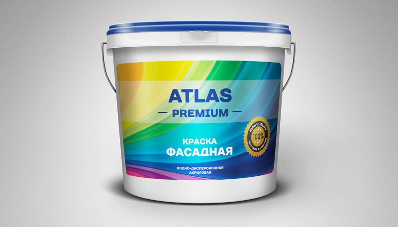 Краска ведро этикетка