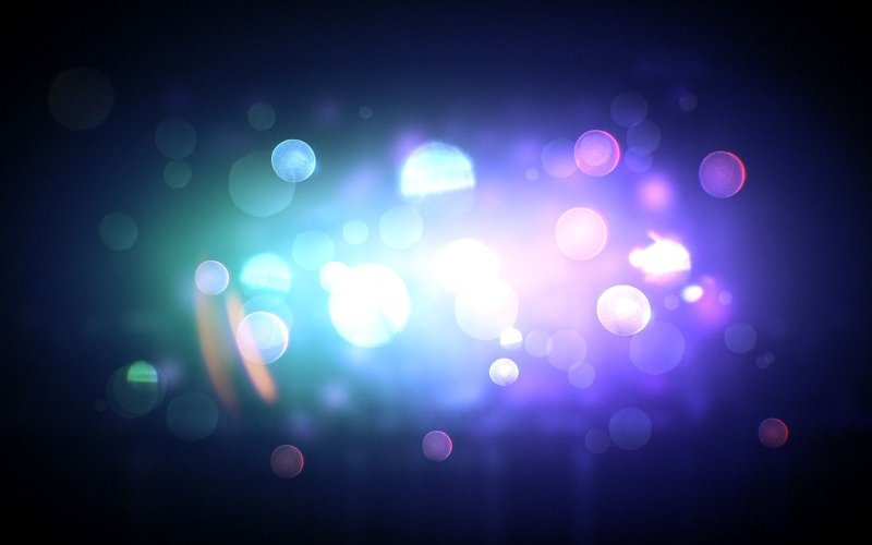 Цветные блики