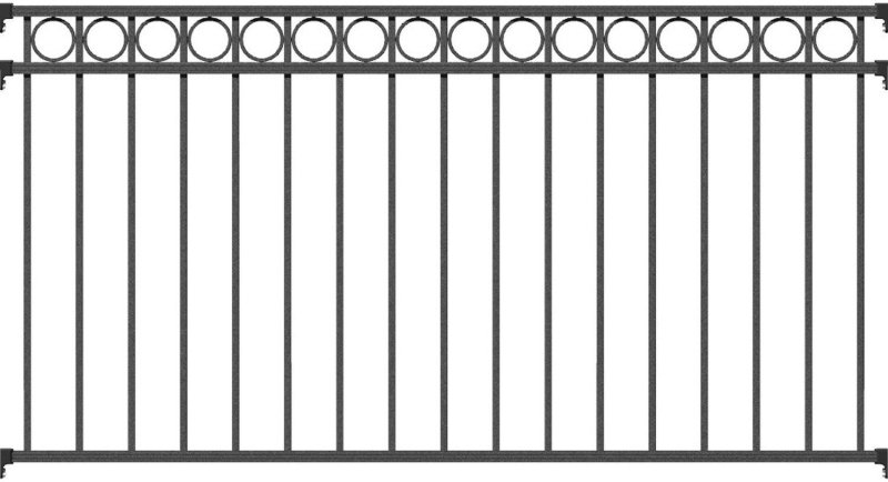 Текстура металлического забора