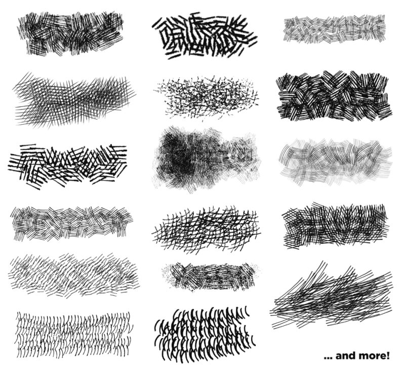 Текстурные кисти для медибанг