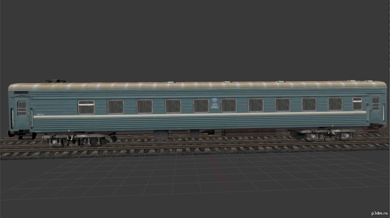 61-4447 Вагон пассажирский купейный