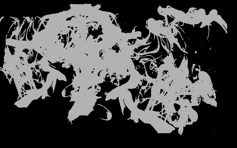 Белый дым на прозрачном фоне