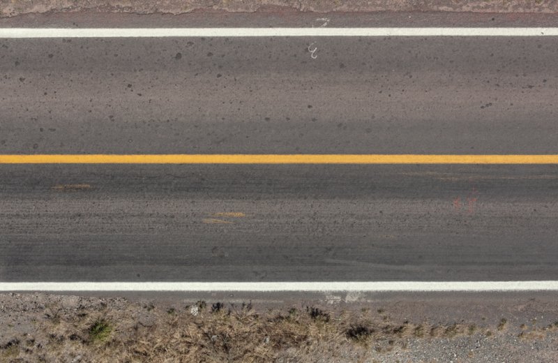 Скретч дорога сбоку 2 полосы