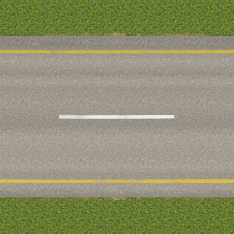 Дорога вид сверху