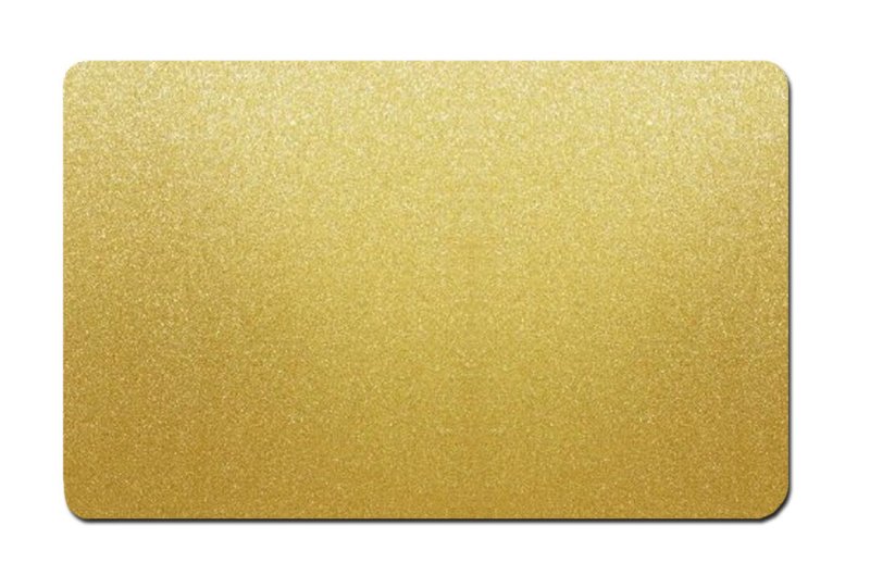 Золотая пластиковая карточка