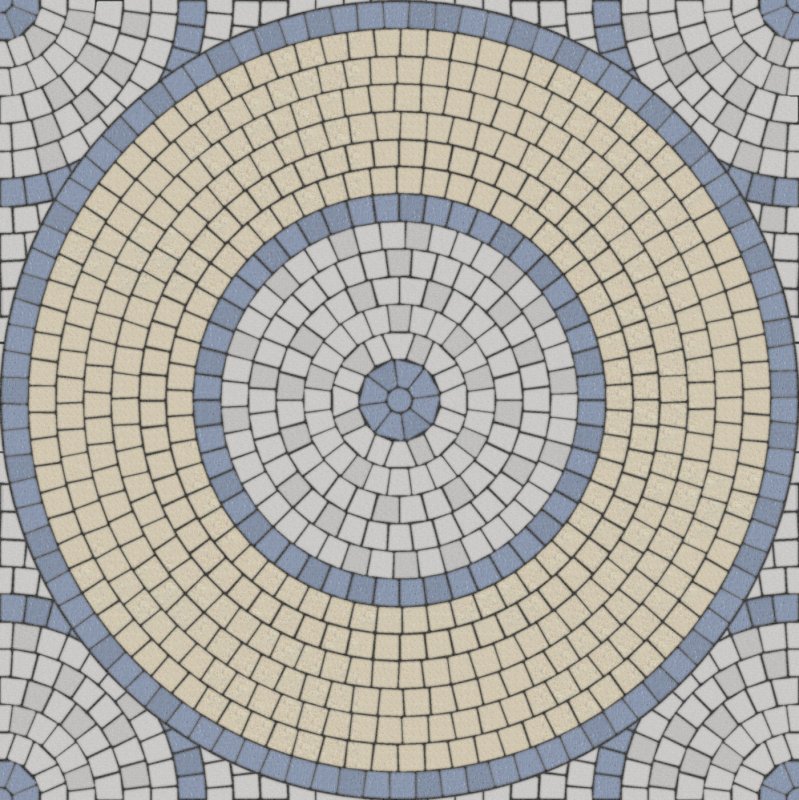 Плитка для кругового мощения