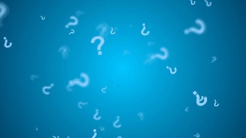 Много знаков вопроса