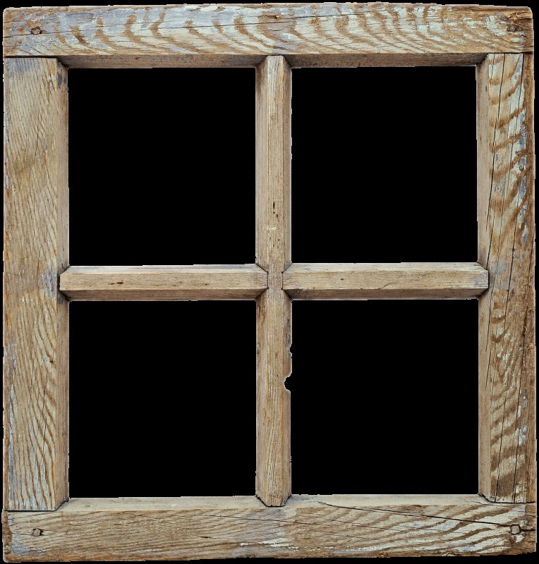 Рама старинного окна