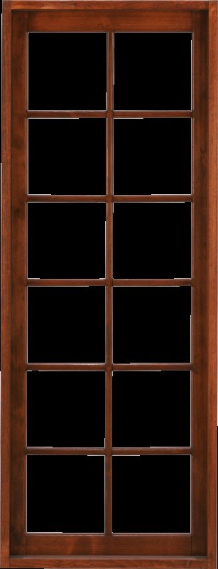 Коричневые оконные рамы