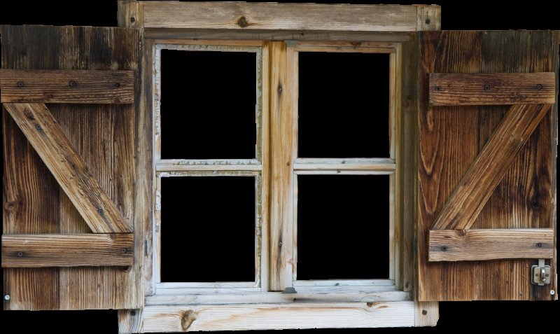 Деревянная оконная рама