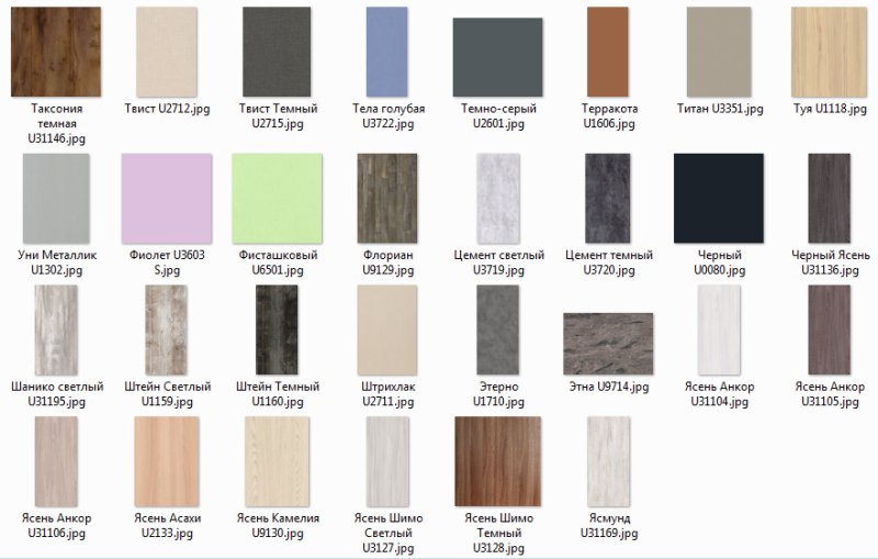 Текстуры для кухонной мебели