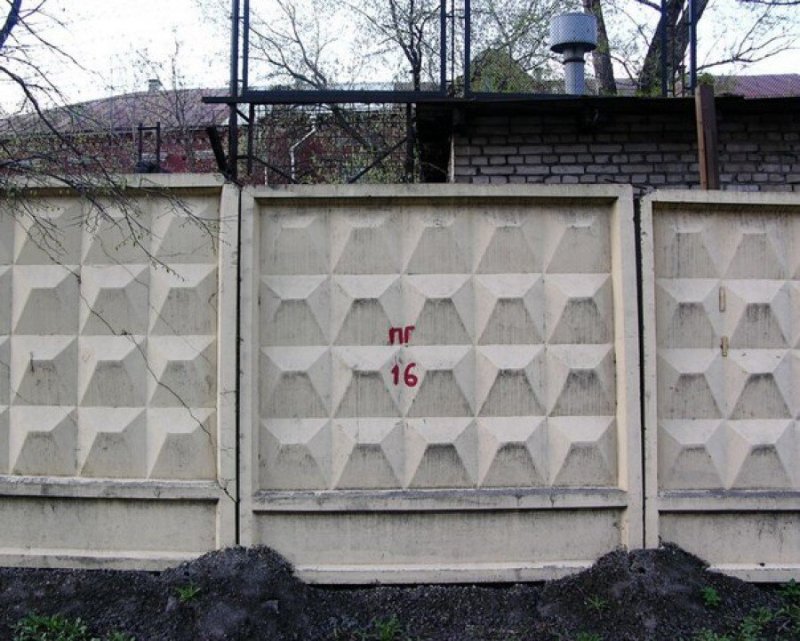 Бетонный забор СССР по-2