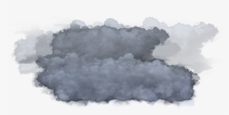 Дым без фона