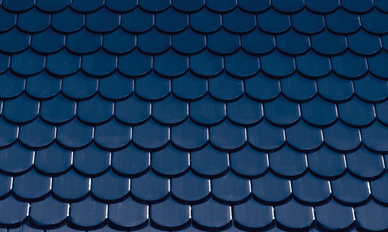 Мягкая черепица синяя ТЕХНОНИКОЛЬ