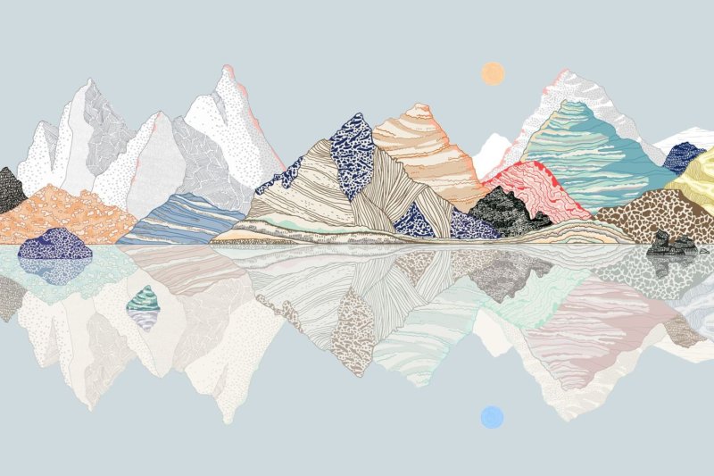 Стилизованный пейзаж