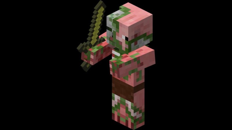 Зомби-свиночеловек майнкрафт