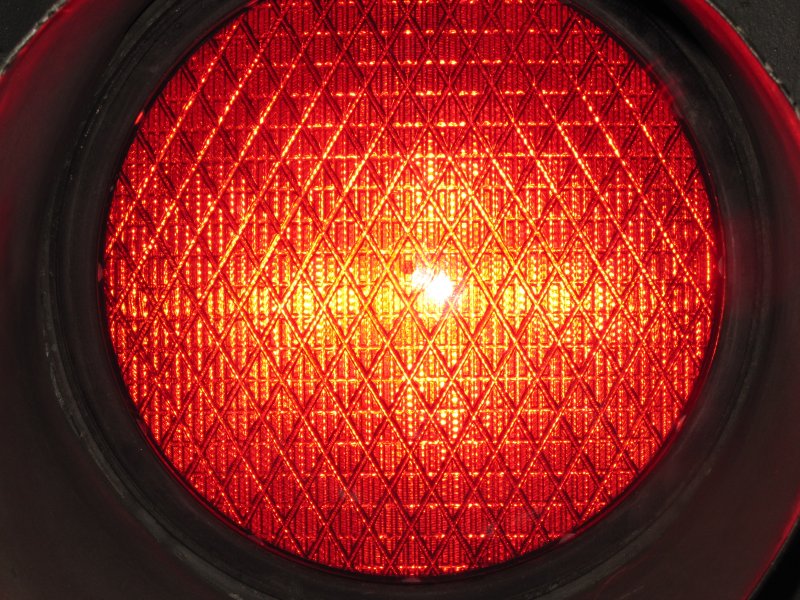 Фонарь круговой красный