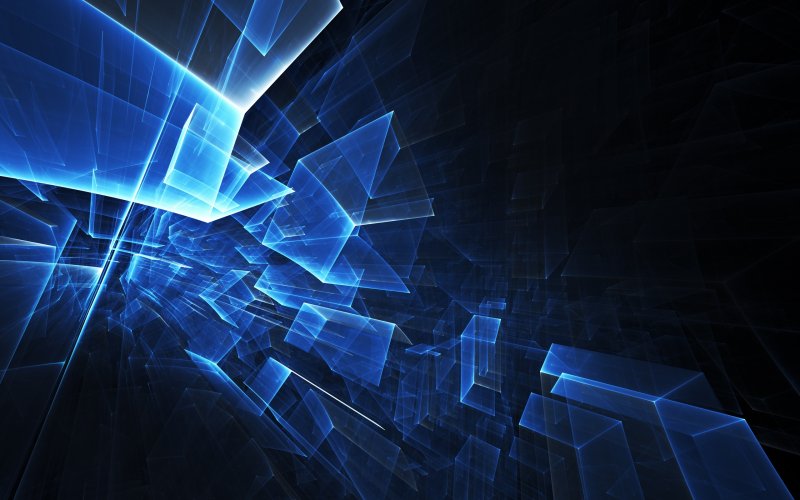 Синяя абстракция