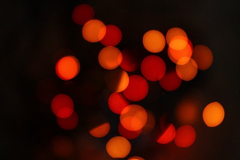 Оранжевый блик