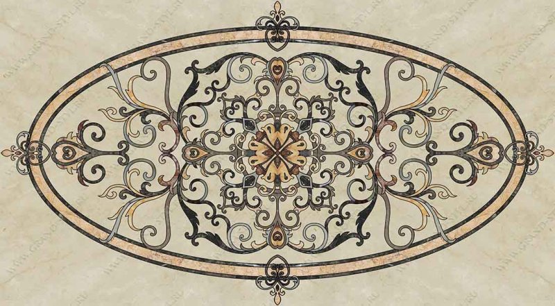 Напольное панно из керамогранита