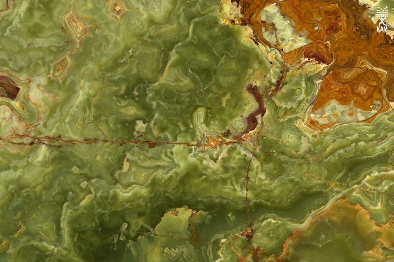 Зеленый Оникс слэб