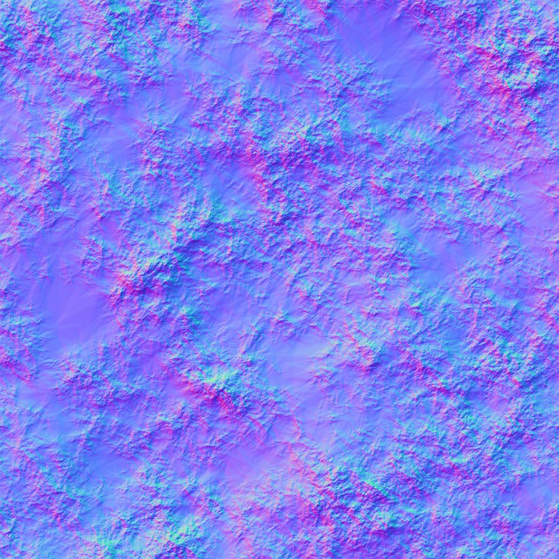 Карта нормалей земли