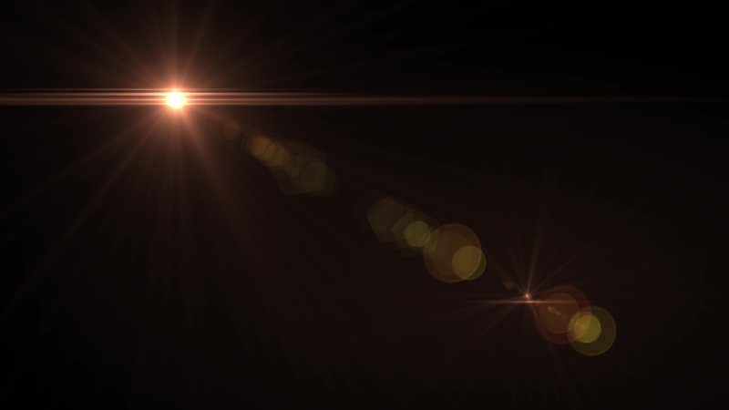 Блик солнца